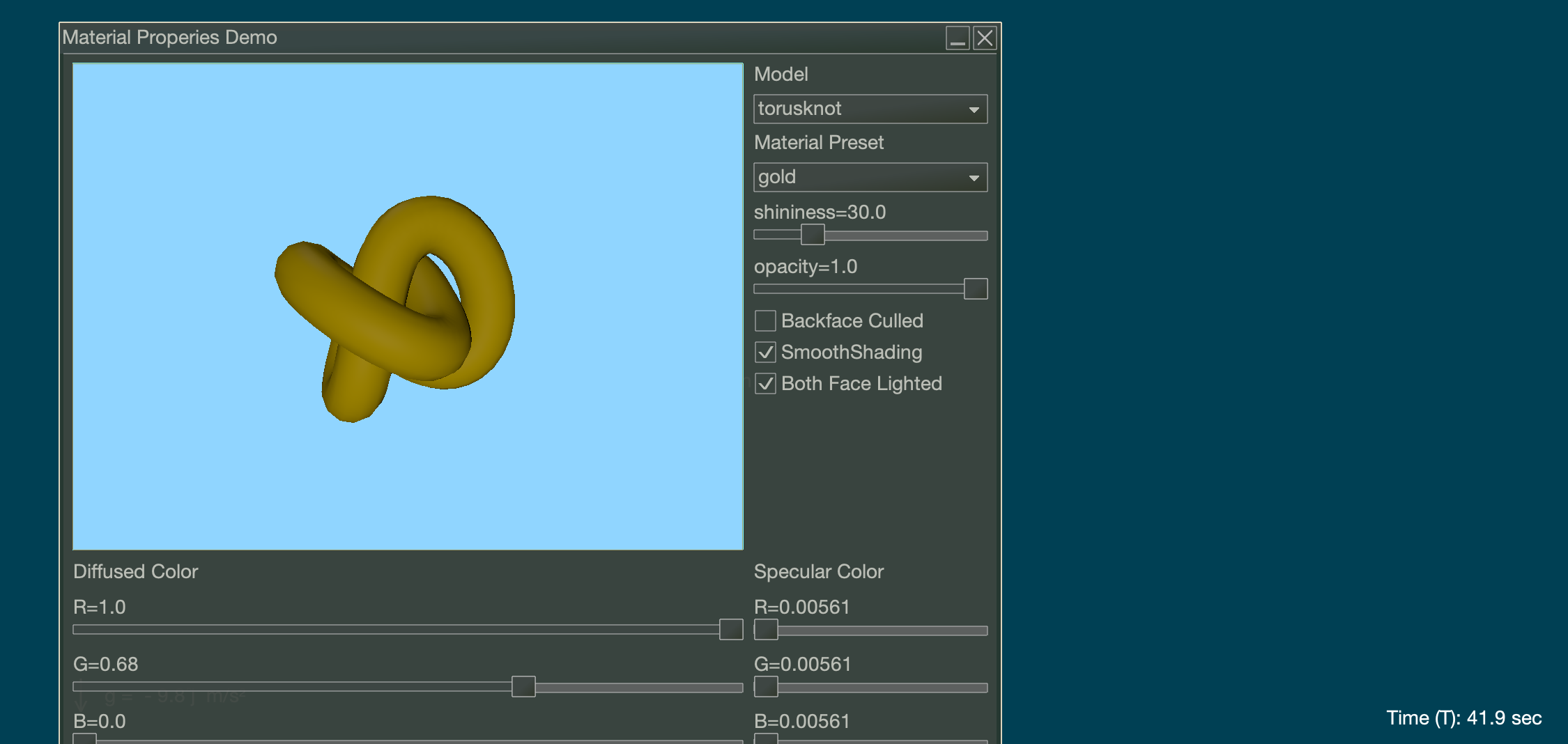 Gui Interaction Demo