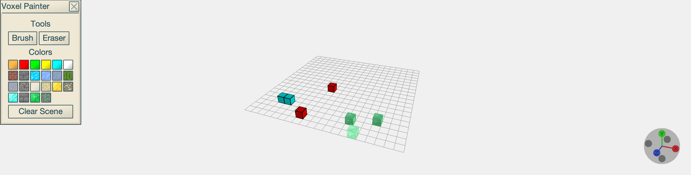 Voxel painter
